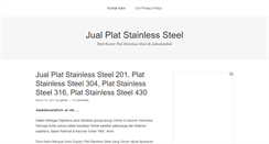 Desktop Screenshot of plat-stainless-steel.com