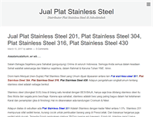 Tablet Screenshot of plat-stainless-steel.com